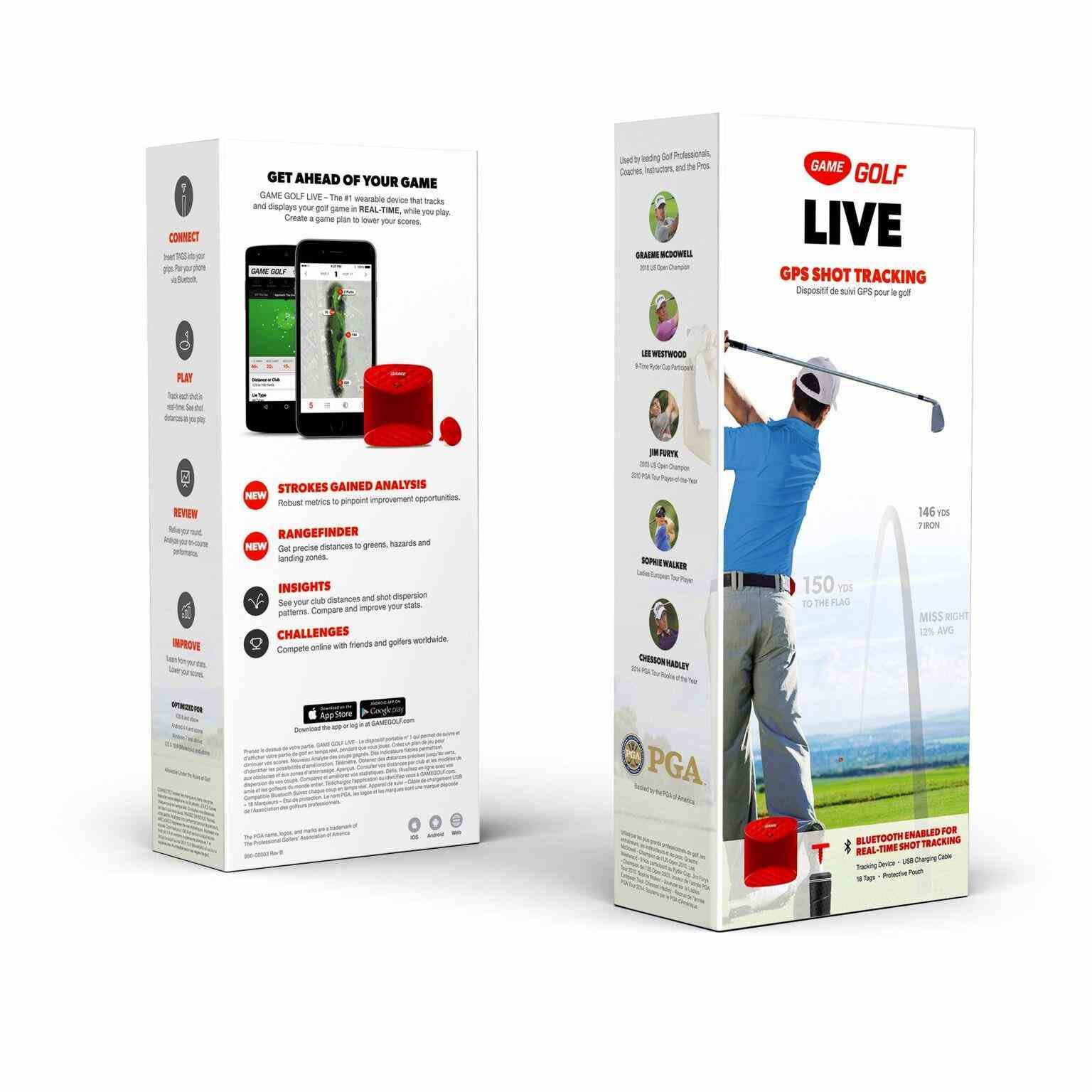Game Golf Live digitální analýza hry + čtečka