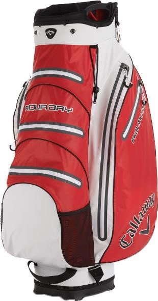 Callaway Aqua Dry cart bag, červeno/bílo/černý