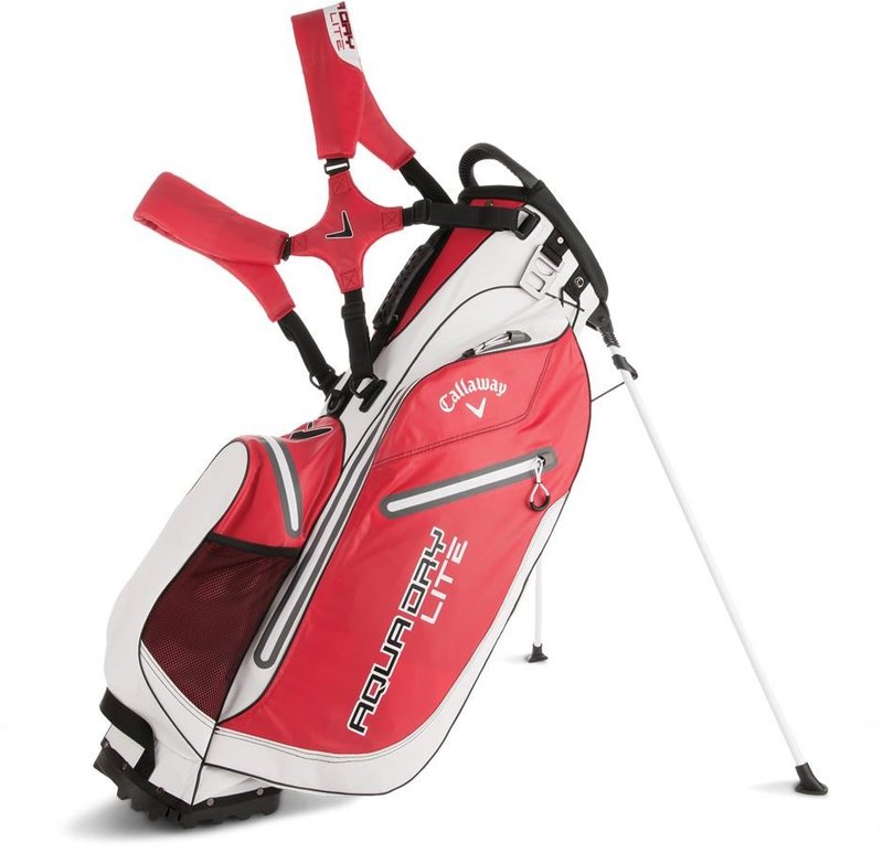 Callaway Aqua Dry Lite stand bag, červeno/bílý