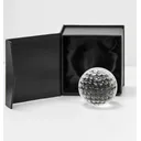 Longridge Crystal Golf Ball Paper Weight Trophy těžítko
