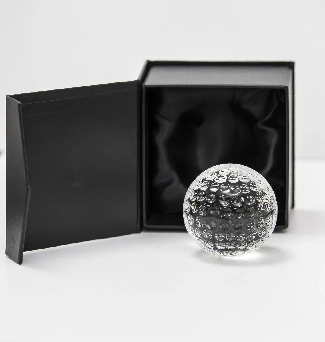 Longridge Crystal Golf Ball Paper Weight Trophy těžítko