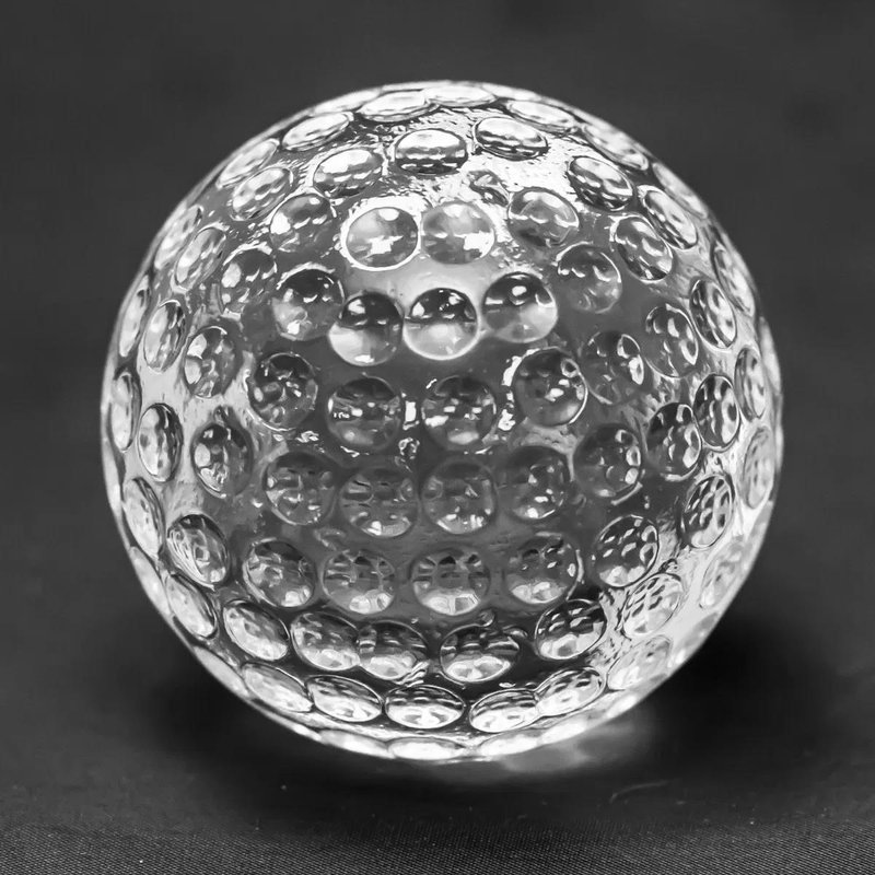 Longridge Crystal Golf Ball Paper Weight Trophy těžítko