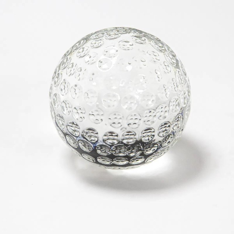 Longridge Crystal Golf Ball Paper Weight Trophy těžítko