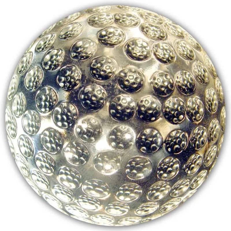 Longridge Crystal Golf Ball Paper Weight Trophy těžítko