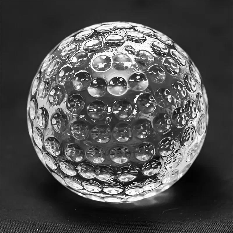 Longridge Crystal Golf Ball Paper Weight Trophy těžítko