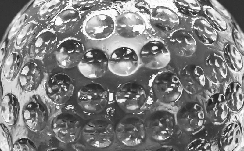 Longridge Crystal Golf Ball Paper Weight Trophy těžítko
