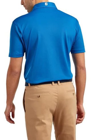 FootJoy Stretch Pique Solid pánské polo, cobalt