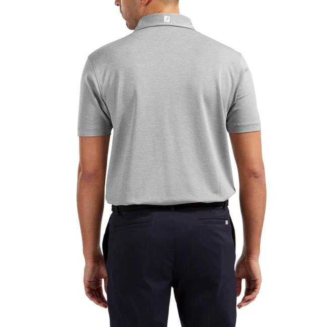 FootJoy Stretch Pique Solid pánské polo, šedé