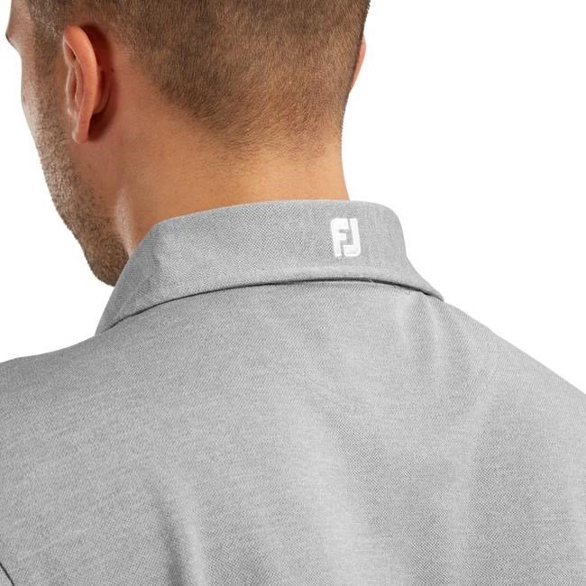FootJoy Stretch Pique Solid pánské polo, šedé