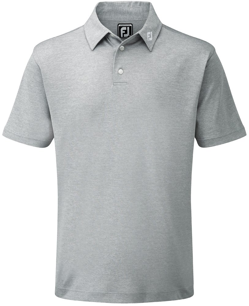 FootJoy Stretch Pique Solid pánské polo, šedé