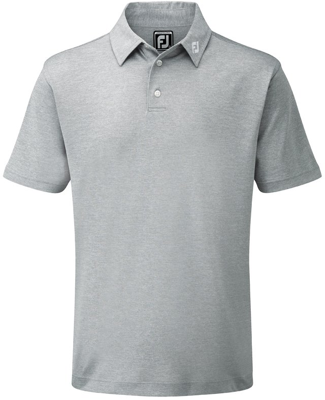 FootJoy Stretch Pique Solid pánské polo, šedé