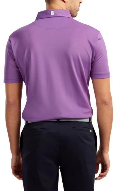 FootJoy Stretch Pique Solid pánské polo, fialové