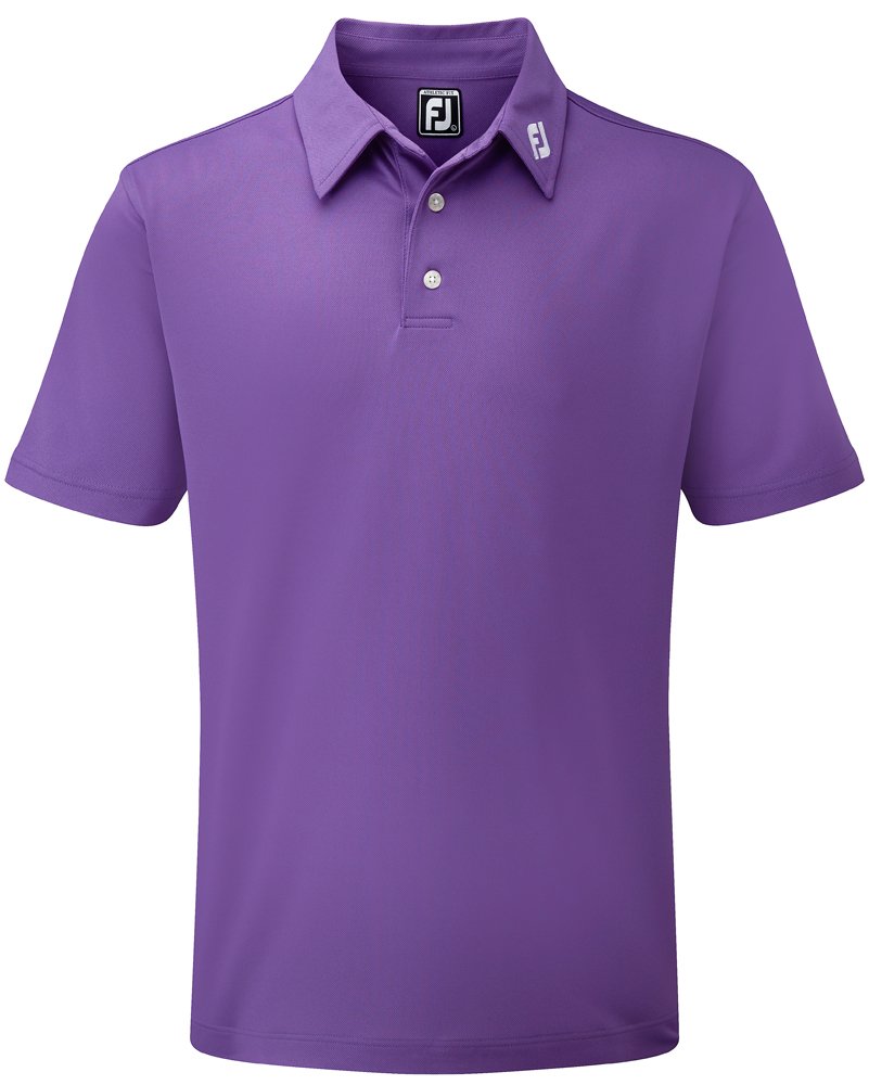 FootJoy Stretch Pique Solid pánské polo, fialové