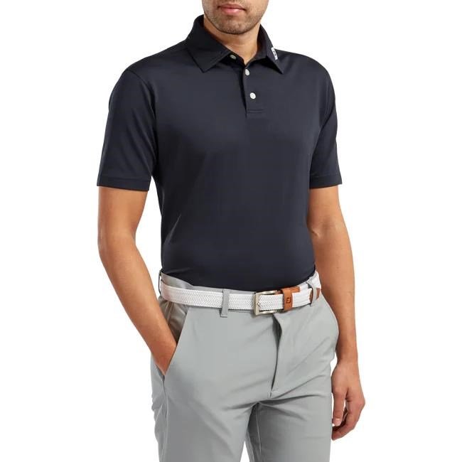 FootJoy Stretch Pique Solid pánské polo, modré