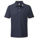FootJoy Stretch Pique Solid pánské polo, modré