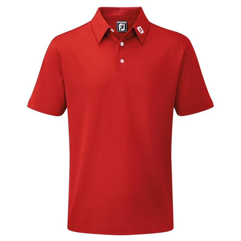 FootJoy Stretch Pique Solid pánské polo, červené