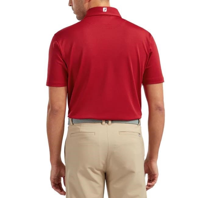 FootJoy Stretch Pique Solid pánské polo, červené