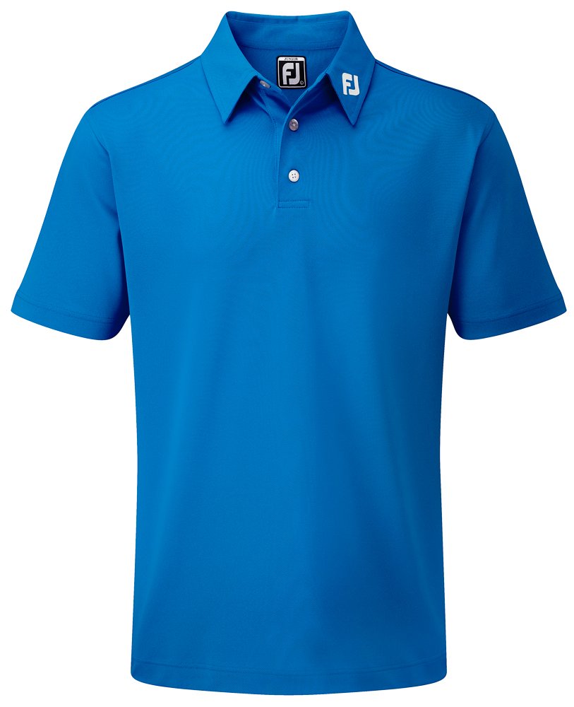 Footjoy Stretch Pique Solid dětské polo, cobalt (modré)