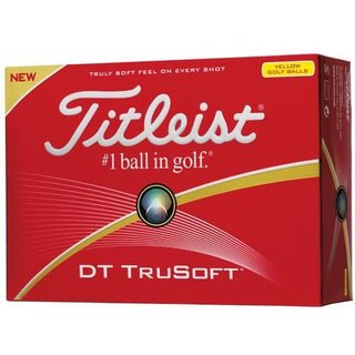 Titleist DT TruSoft Yellow golfové míčky