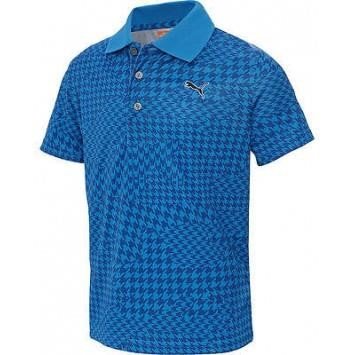 Puma Wave Camo Junior dětské polo, modré
