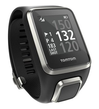 TomTom Golfer 2 GPS golfové hodinky, černé, řemínek vel. S