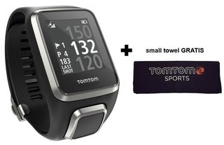 TomTom Golfer 2 GPS golfové hodinky, černé, řemínek vel. S