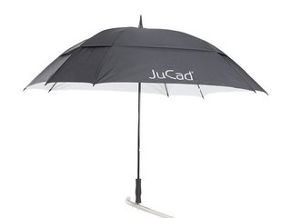 JuCad Windproof deštník 68" s pinem, černý