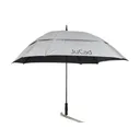 JuCad Windproof deštník 68" s pinem, stříbrný s UV