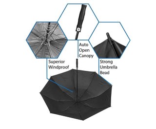 Axglo Auto Open deštník 68"