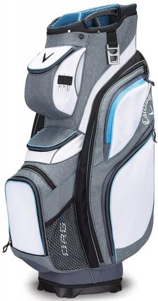 Callaway ORG 14 cart bag, bílo/šedo/modrý