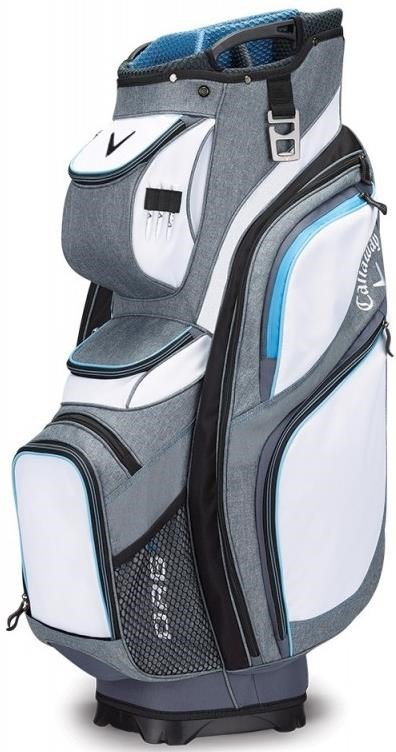 Callaway ORG 14 cart bag, bílo/šedo/modrý