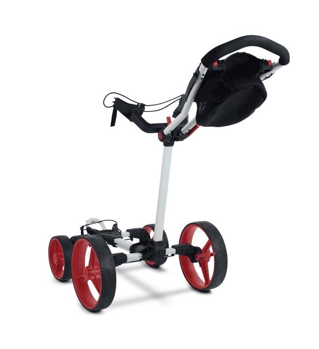 Big Max Blade Quattro manuální vozík, bílo/červený