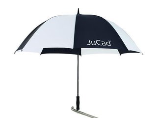 JuCad umbrella deštník 68" s pinem, černo/bílý