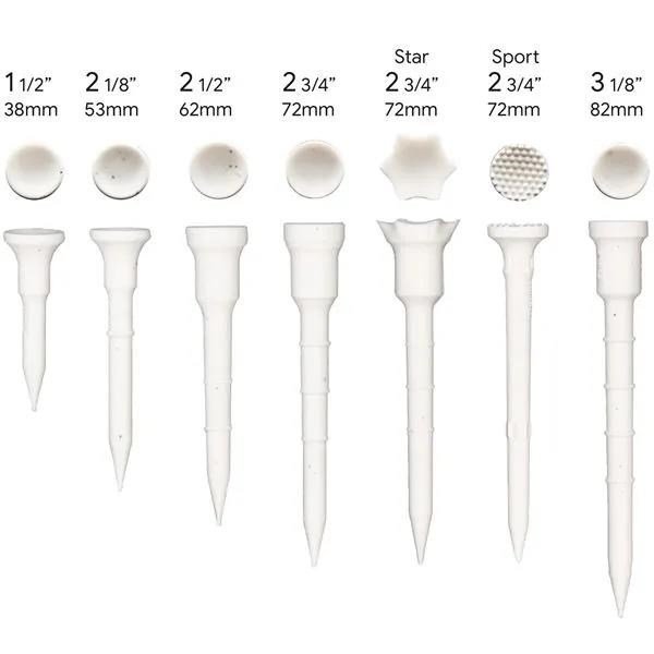 Lignum Tee plastová týčka 62mm, 12ks