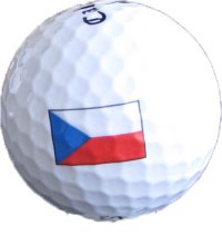 Callaway HX Diablo Tour golfové míčky, česká vlajka, 12 míčků