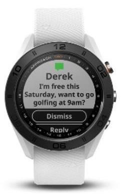 Garmin Approach S60 White Lifetime GPS hodinky