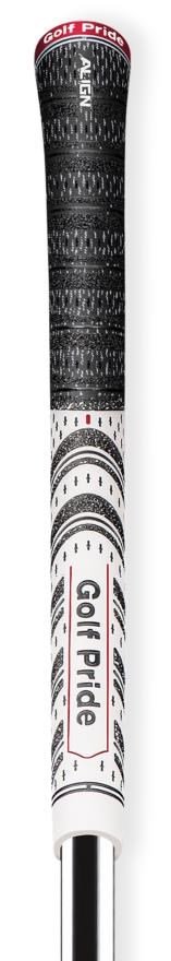 Golf Pride MCC Classic Align grip, Standard, bílý