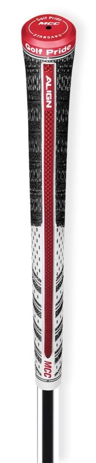 Golf Pride MCC Classic Align grip, Standard, bílý