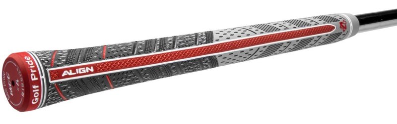 Golf Pride MCC Plus4 Align grip, Midsize, šedý