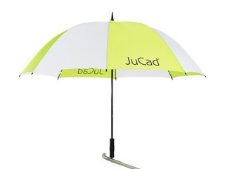 JuCad umbrella deštník 68" s pinem, bílo/zelený