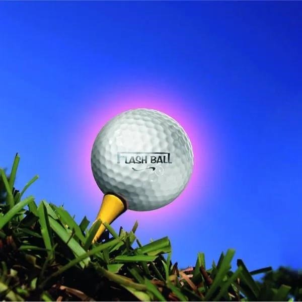 Longridge Flash Balls golfové míčky pro noční hru, 2ks