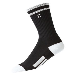 FootJoy ProDry Crew dětské ponožky, 1pár, černo/bílé