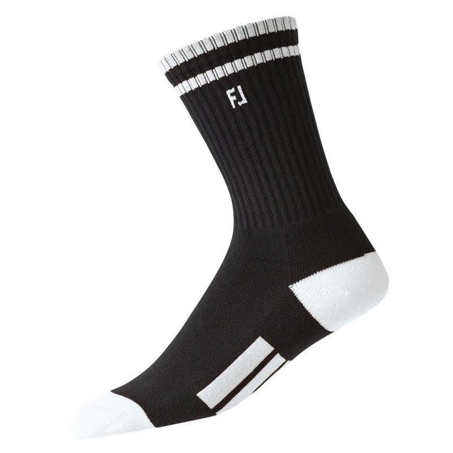 FootJoy ProDry Crew dětské ponožky, 1pár, černo/bílé