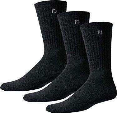 FootJoy ComfortSof Crew pánské ponožky, 3páry, černé
