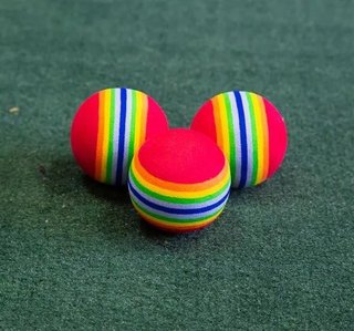 Longridge Multi-Coloured Foam pěnové tréninkové míčky, 6ks