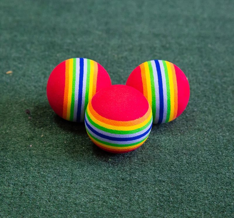 Longridge Multi-Coloured Foam pěnové tréninkové míčky, 6ks