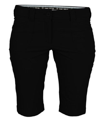 Tony Trevis slim fit dámské kraťasy, černé