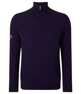 Callaway Windstopper 1/4 Zip pánský svetr, peacoat
