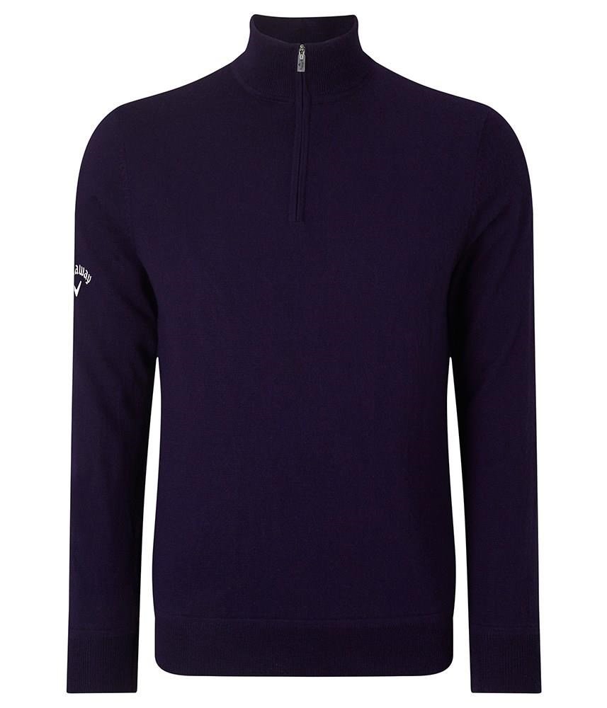 Callaway Windstopper 1/4 Zip pánský svetr, peacoat