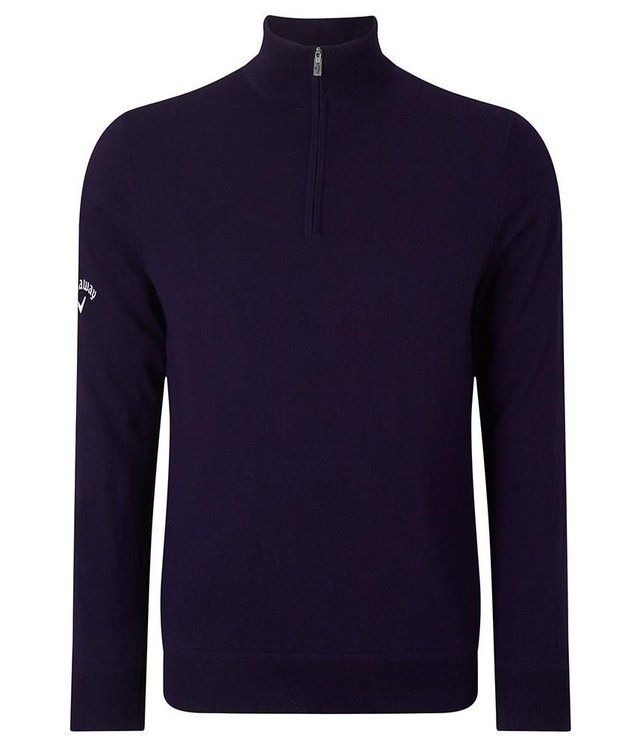 Callaway Windstopper 1/4 Zip pánský svetr, peacoat